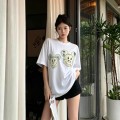 水墨晕染米奇印花上衣
